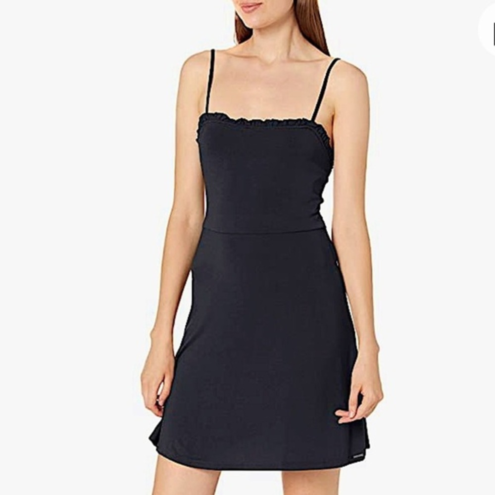 NWT VOLCOLM Black Mini Dress